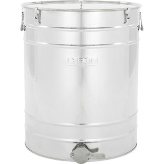 50L Stainless Steel Settling Tank with Handles, Clamps, & Gasket