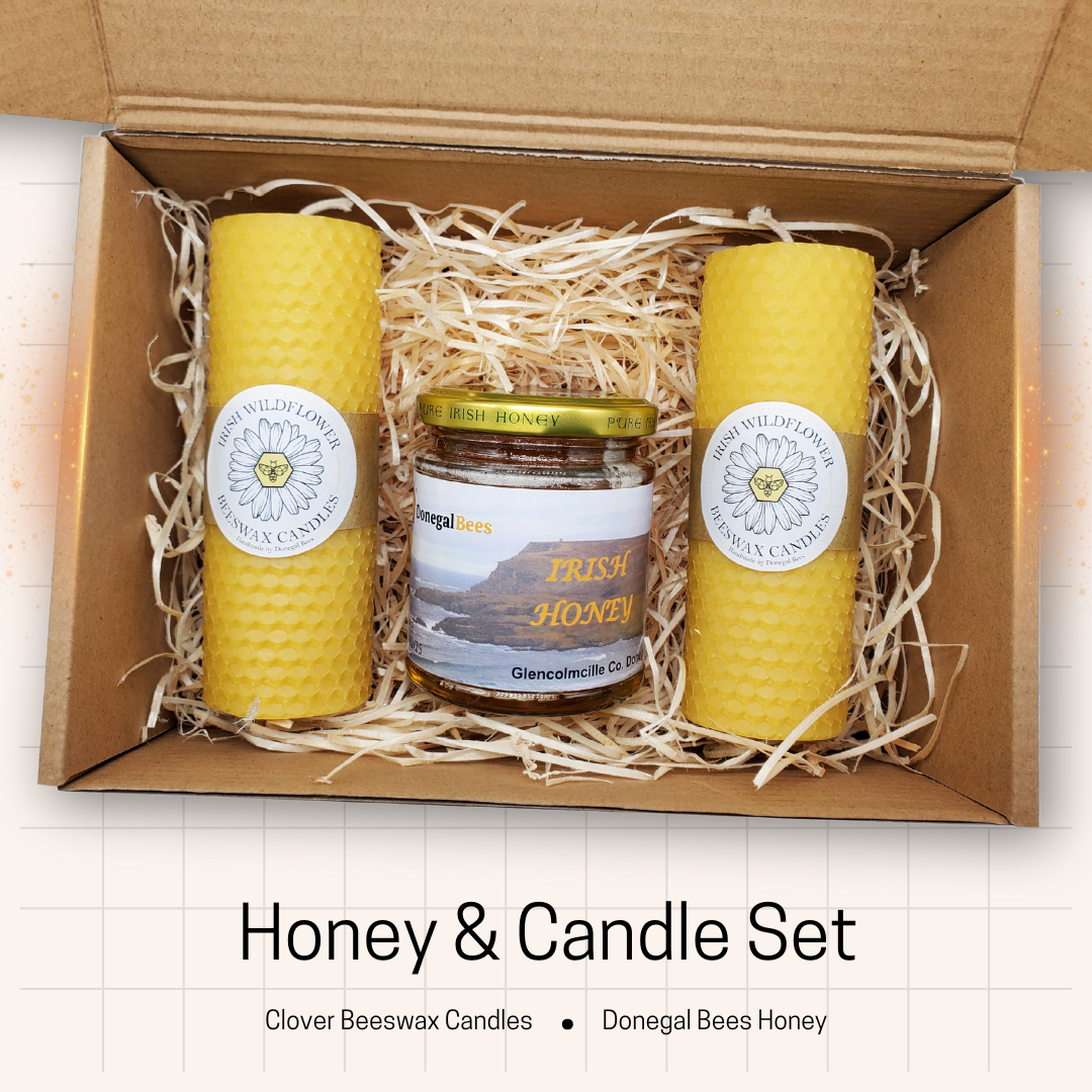 Candle & Honey Gift Set