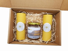 Load image into Gallery viewer, Candle &amp; Honey Gift Set
